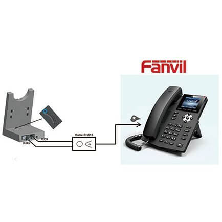 Adaptateur Casque Jabra vers Fanvil